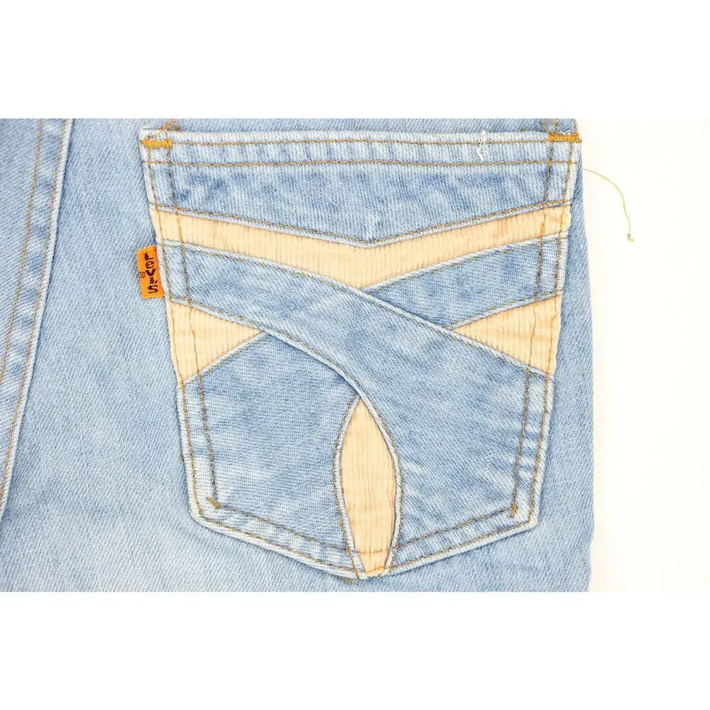 80s 70s Vintage Levi's Orange Tab High Waisted Boho Hippie Mom Denim Jeans 26 - Picture 13 of 15
